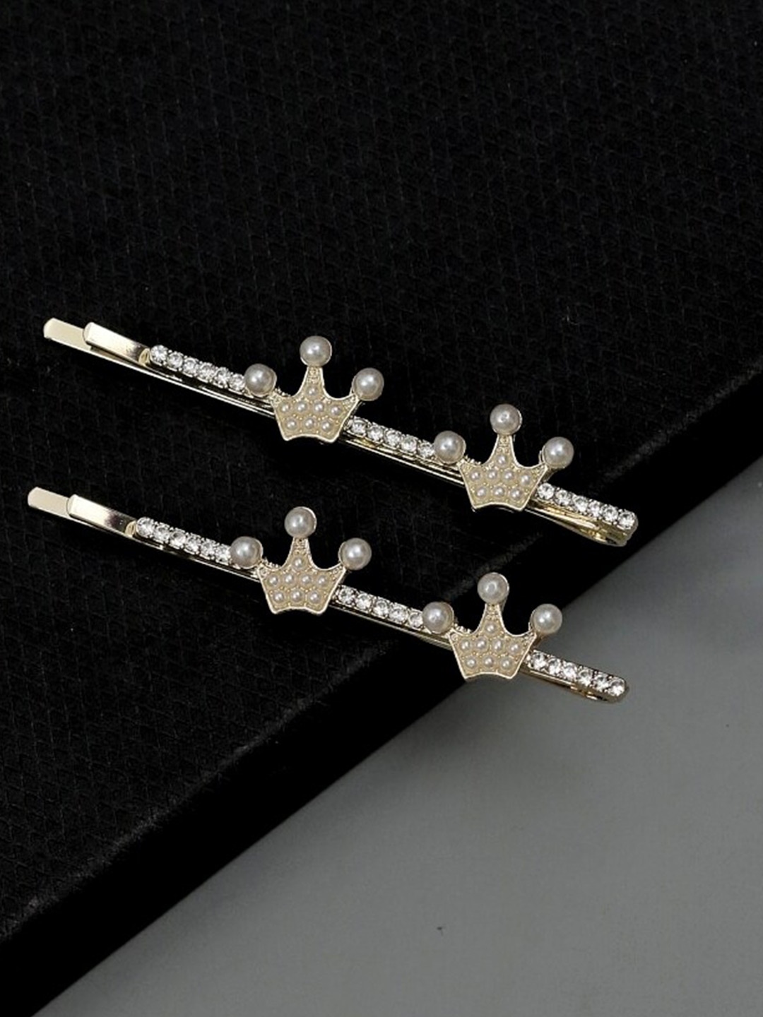 

Yellow Bee Girls Embellished Bobby Pins, Gold