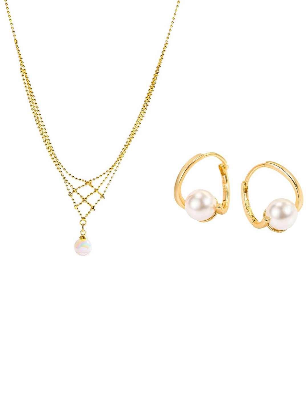 

MYKI Gold-Plated Beaded Jewellery Set