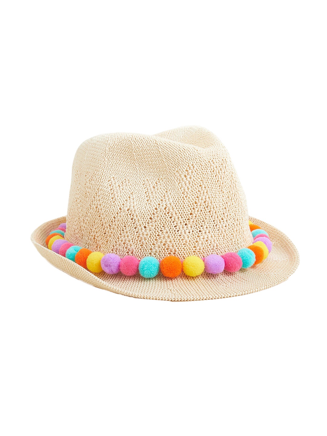 

Accessorize Girls Cotton Trilby Hat, Beige