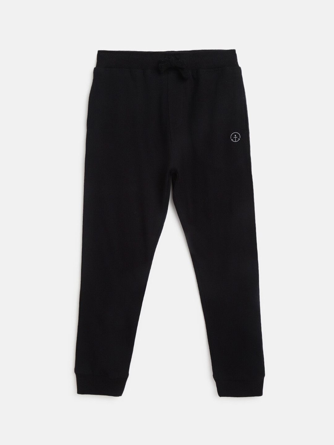 

Campana Boys Pure Cotton Mid-Rise Joggers, Black