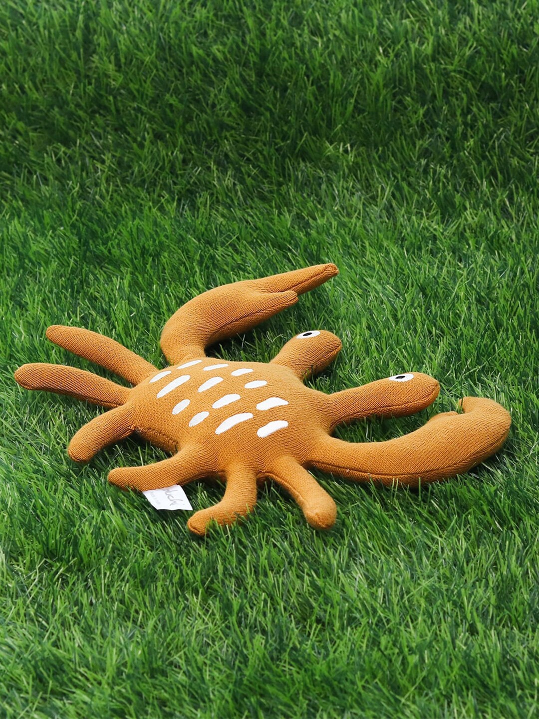 

Pluchi Kids Cotton Crabby Soft Toy, Mustard