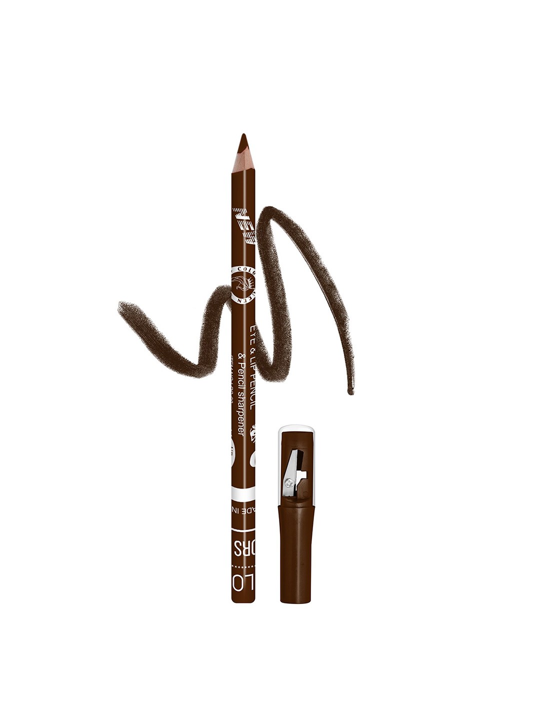 

Colors Queen Professional Eye & Lip Liner Pencil With Sharpener - 0.3g - Baby Brown 23