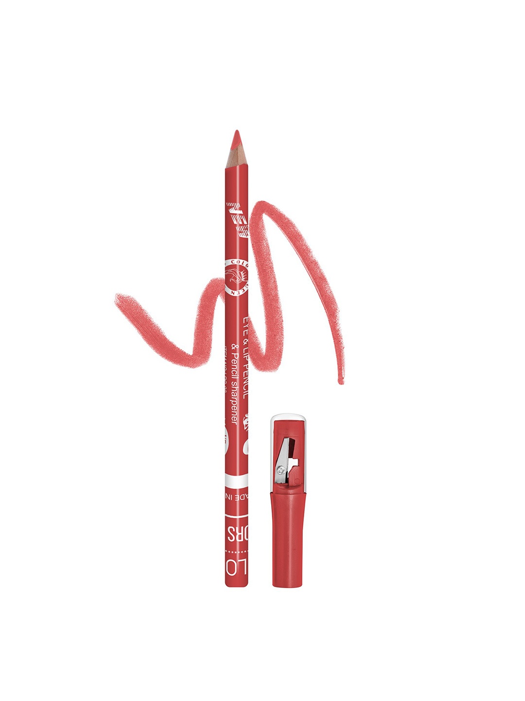 

Colors Queen Long Lasting Eye and Lip Liner Pencil With Sharpener - Karina Peach 08