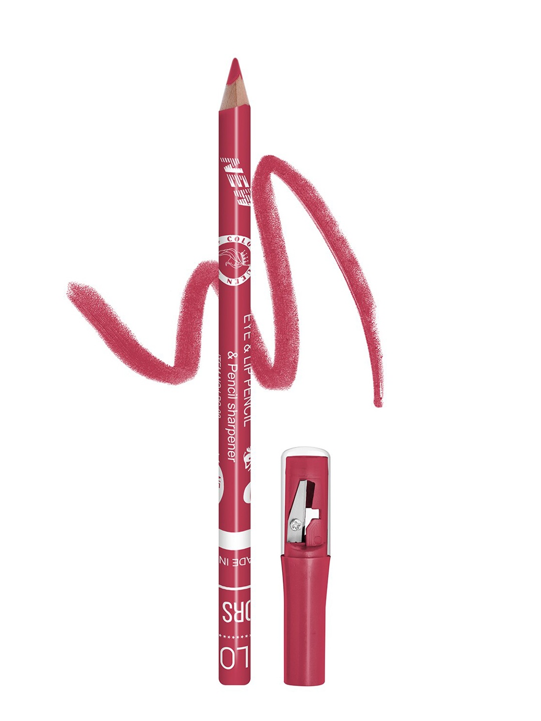 

Colors Queen Long Lasting Eye & Lip Liner Pencil With Sharpener - Baby Pink 04