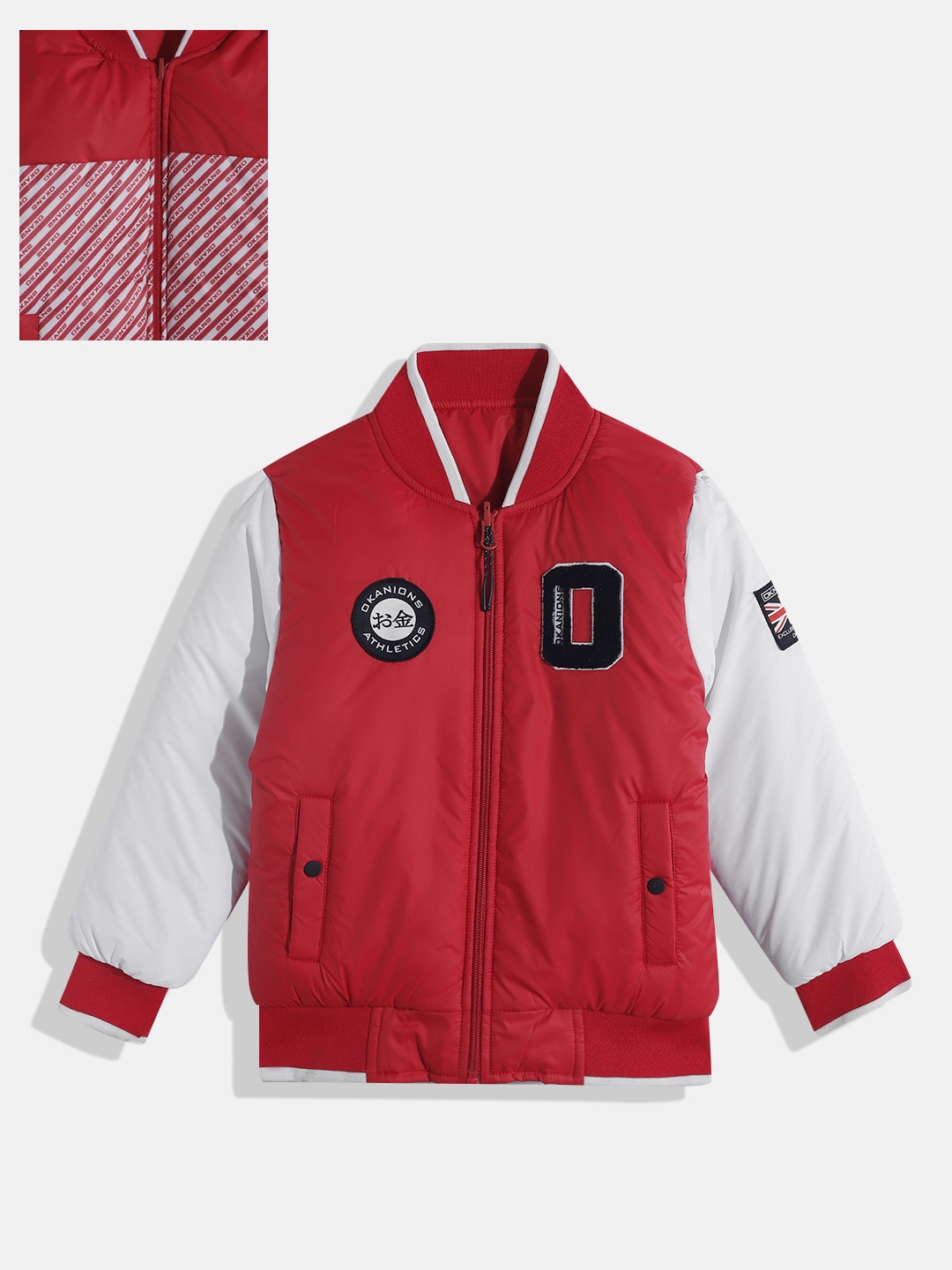 

Okane Boys Reversible Padded Jacket, Red