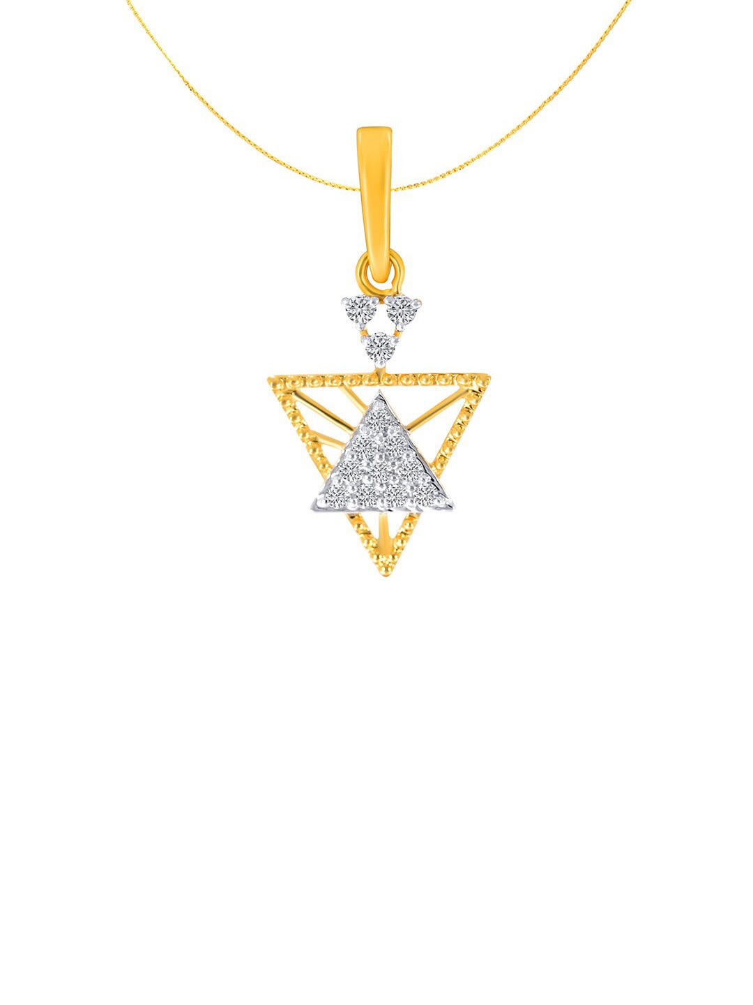 

SENCO 18KT Gold Diamond Pendant- 1.0 gm
