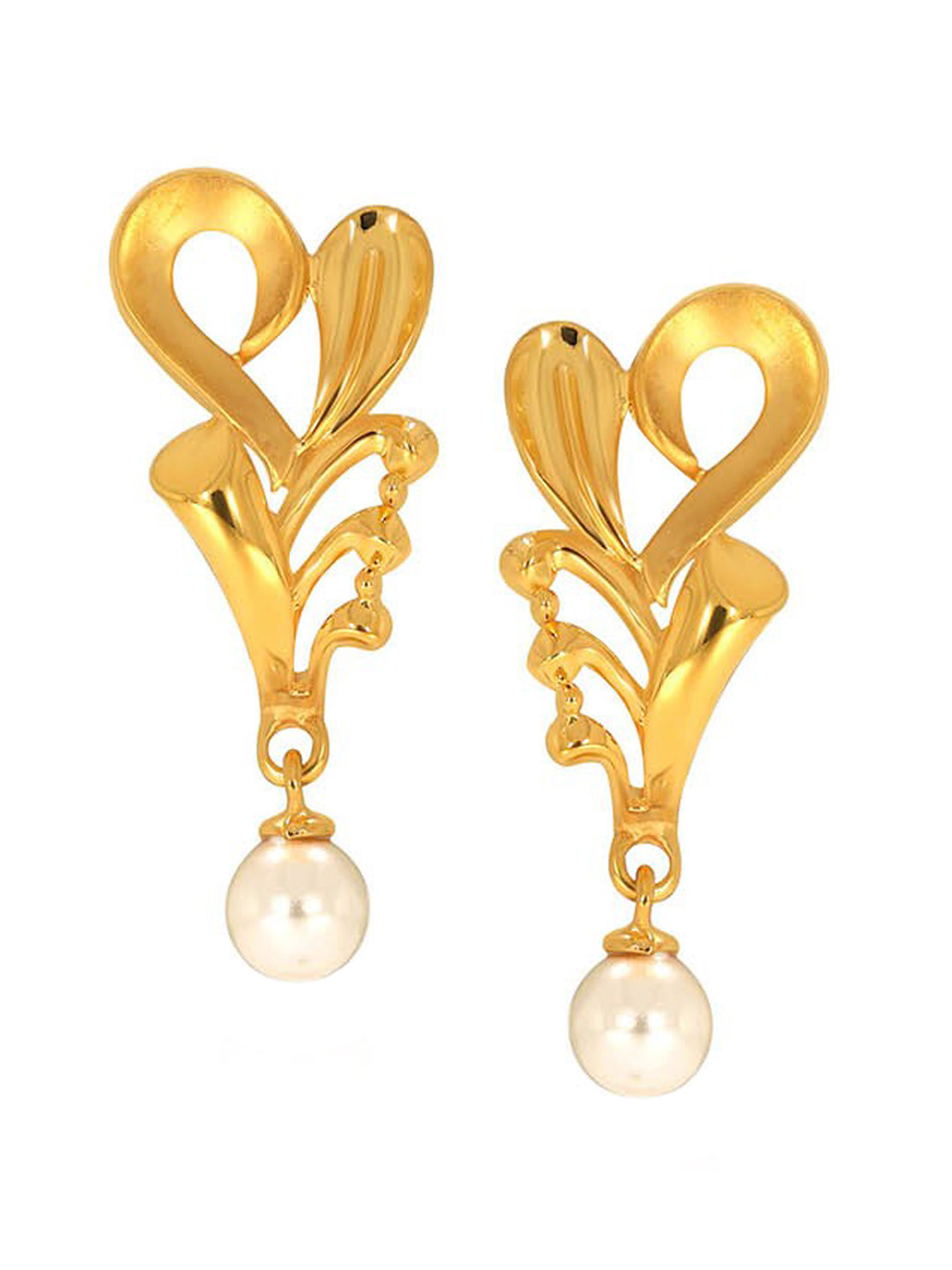 

SENCO Artsy Adore 18KT Gold Hoop Earrings-4.6 gm, Yellow