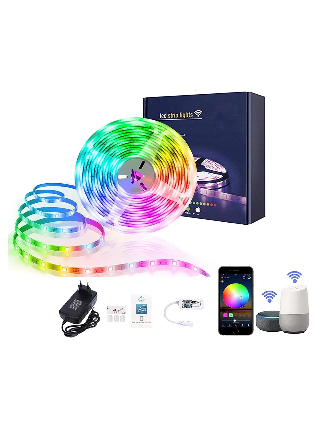

Desidiya Green & Pink Smart Led Strip Lights-10 ml