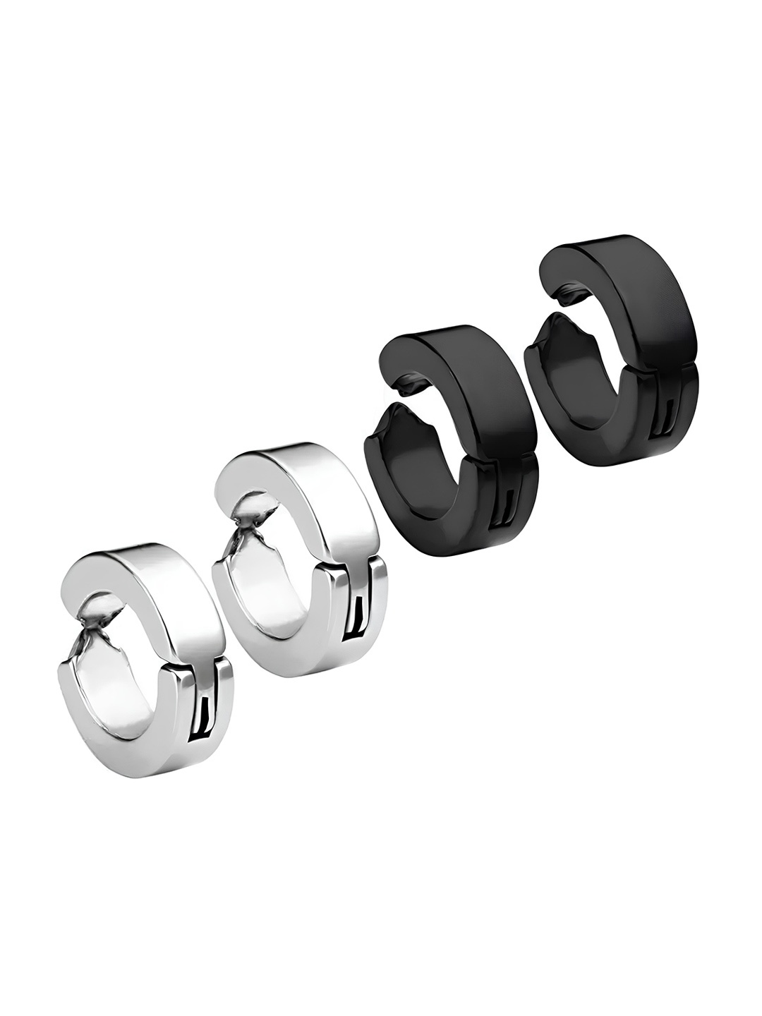 

KARISHMA KREATIONS Pack Of 2 Contemporary Ear Cuff, Silver