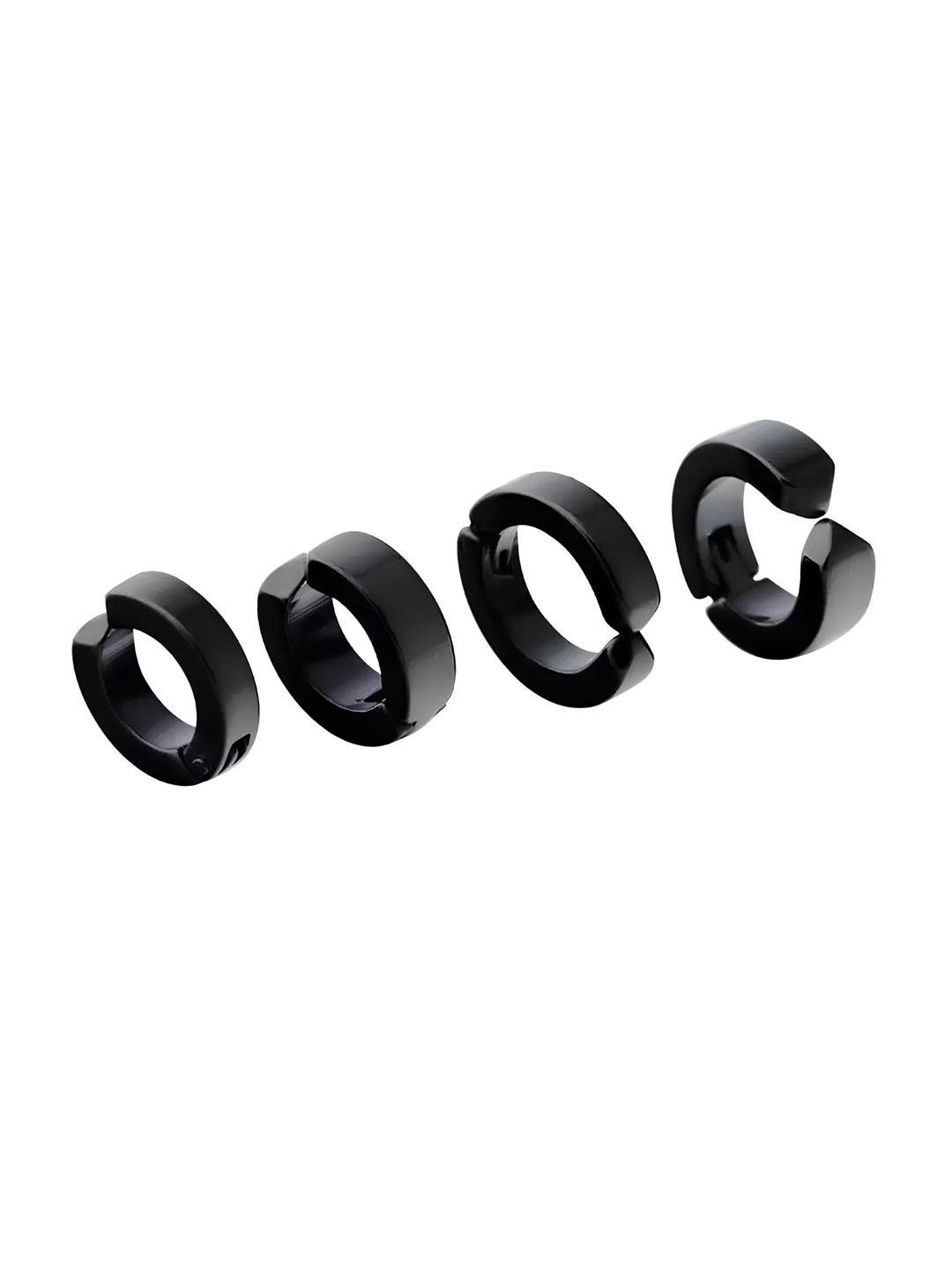 

KARISHMA KREATIONS Set Of 2 Contemporary Ear Cuff, Black