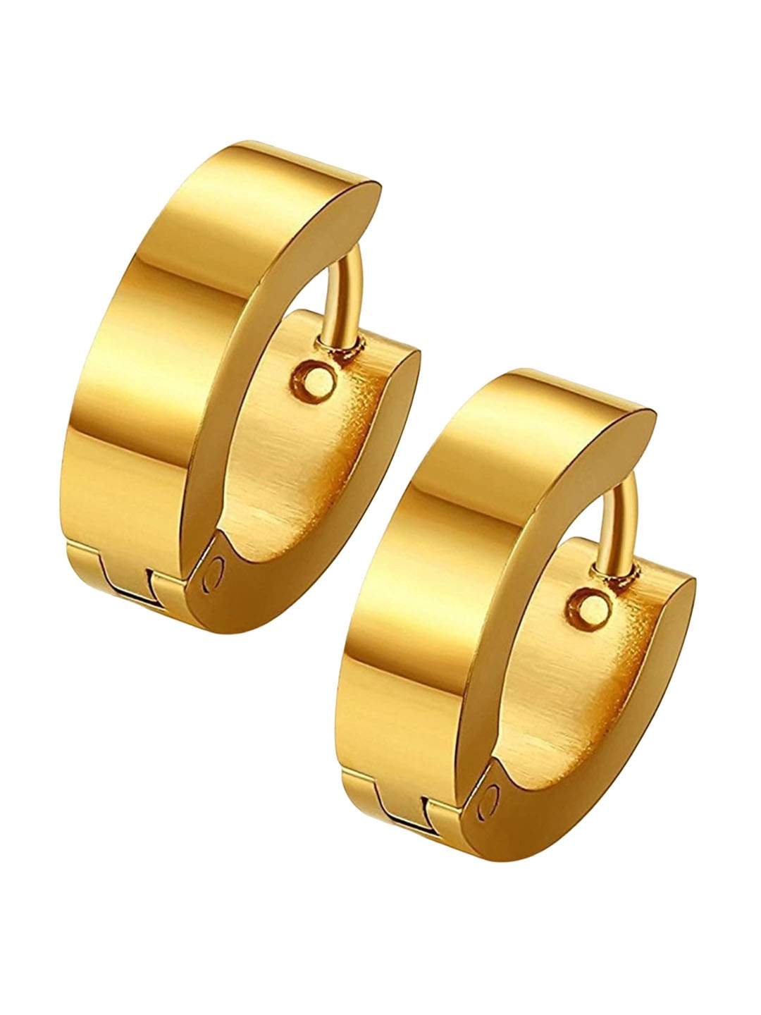 

KARISHMA KREATIONS Gold-Plated Contemporary Hoop Earrings