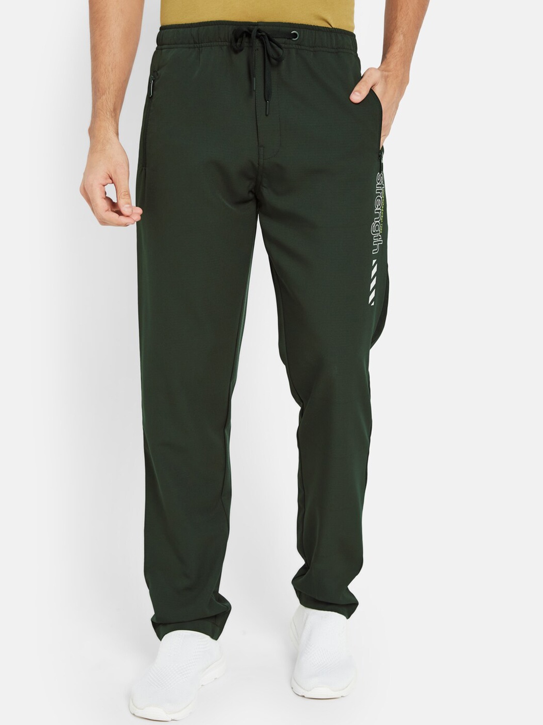 

Octave Men Cotton Track Pants, Olive