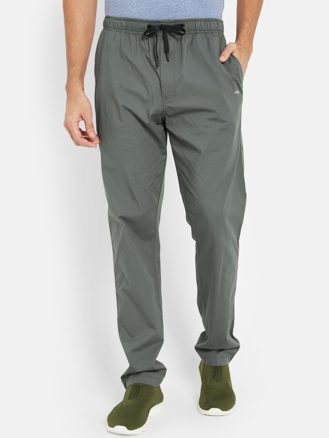 

Octave Men Cotton Track Pants, Grey