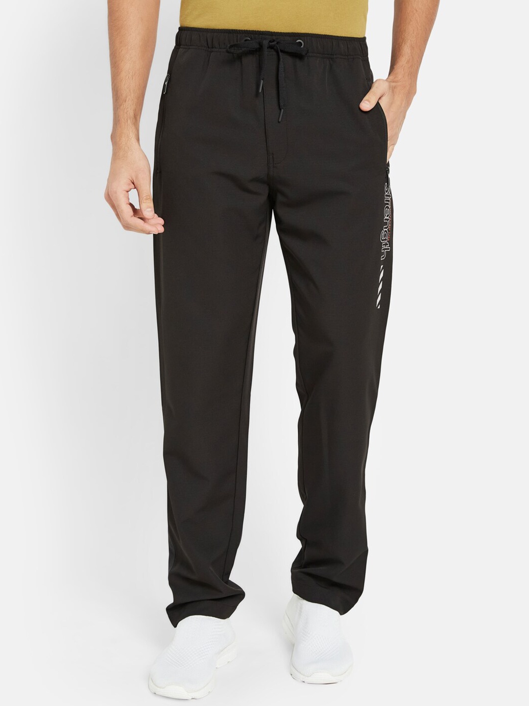 

Octave Men Cotton Track Pants, Black