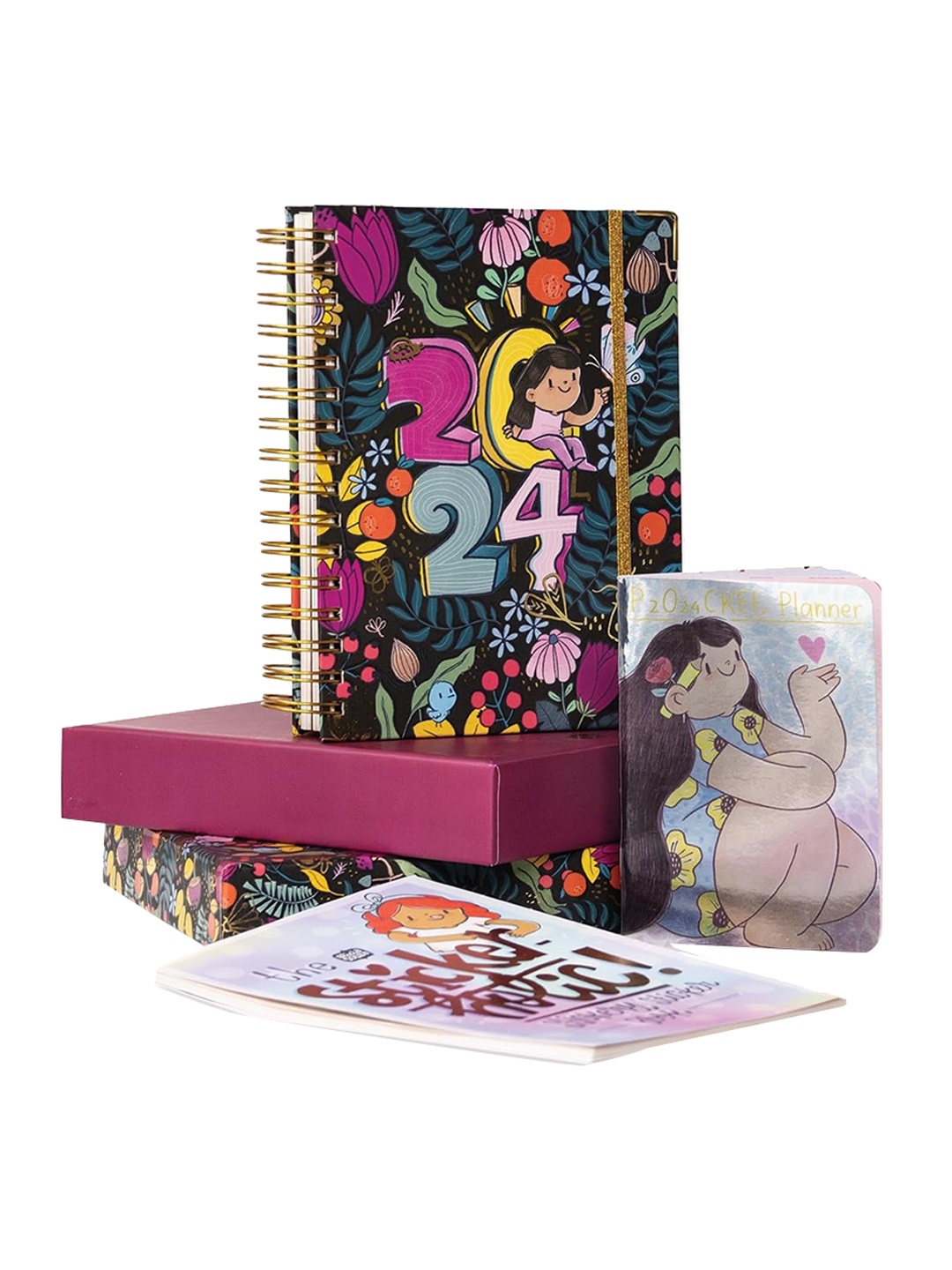 

Alicia Souza Unisex Printed Ultimate 2024 Wiro Planner, Lavender