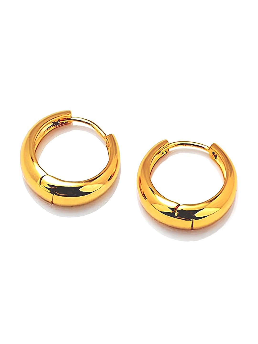 

KARISHMA KREATIONS Gold-Plated Contemporary Hoop Earrings