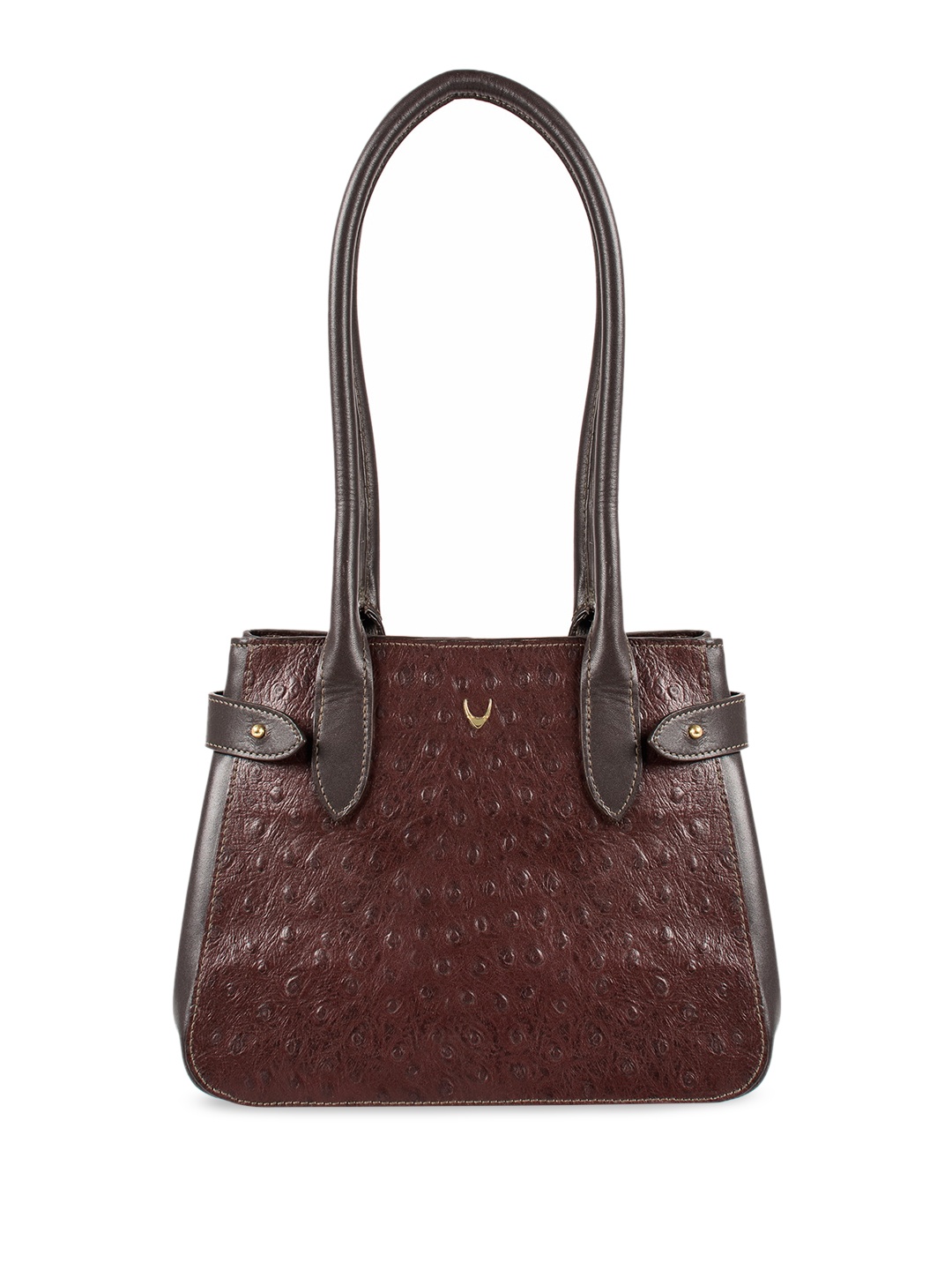 

Hidesign Textured Leather Structured Shoulder Bag, Brown