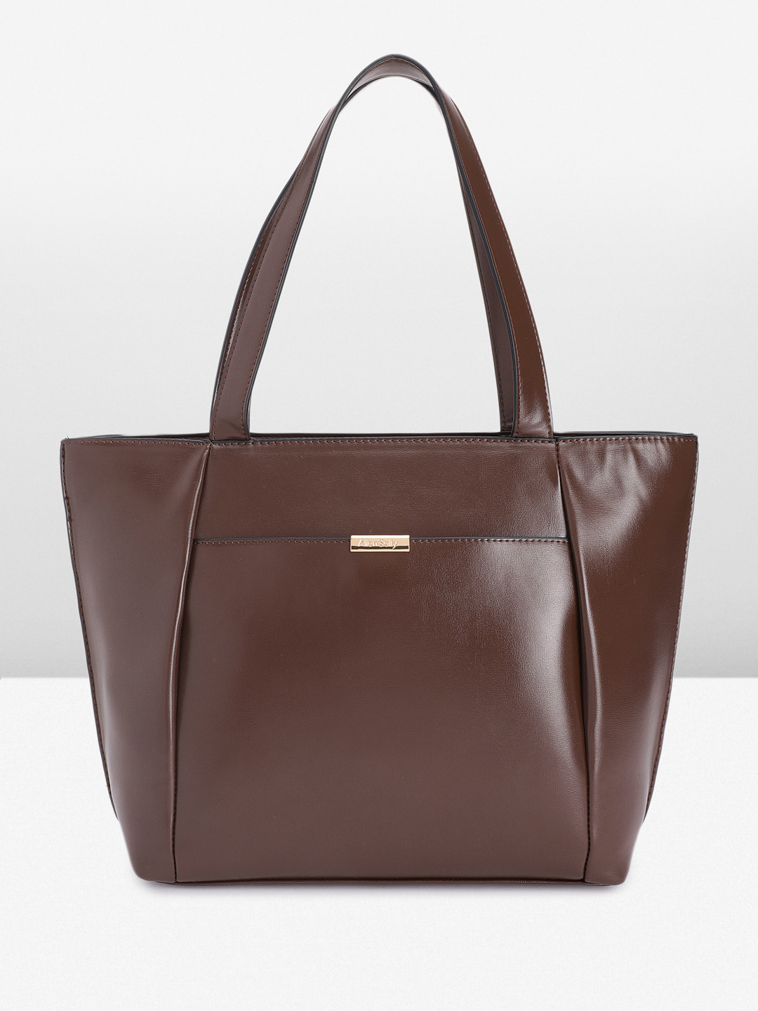 

Allen Solly Oversized Structured Shoulder Bag with Laptop Sleeve, Brown