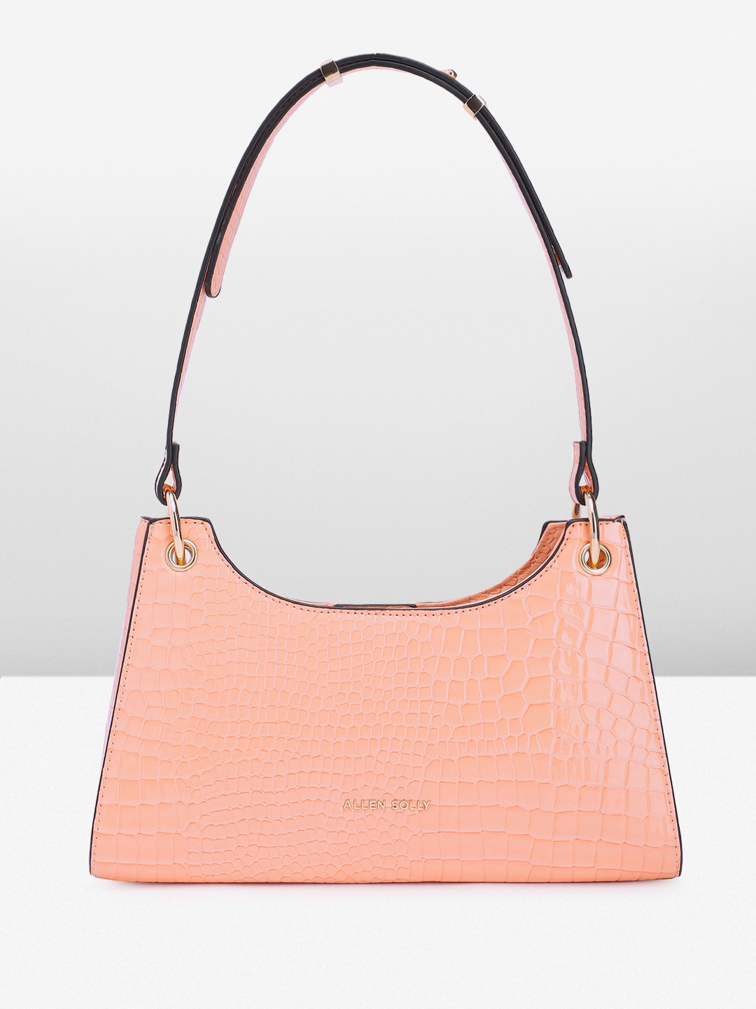 

Allen Solly Textured Hobo Bag, Beige