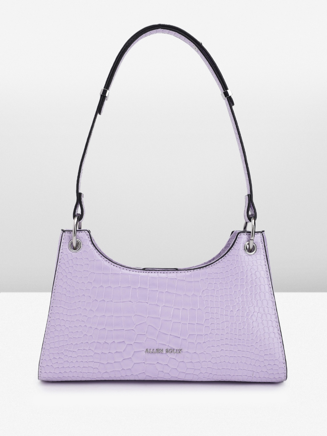 

Allen Solly Textured Hobo Bag, Purple