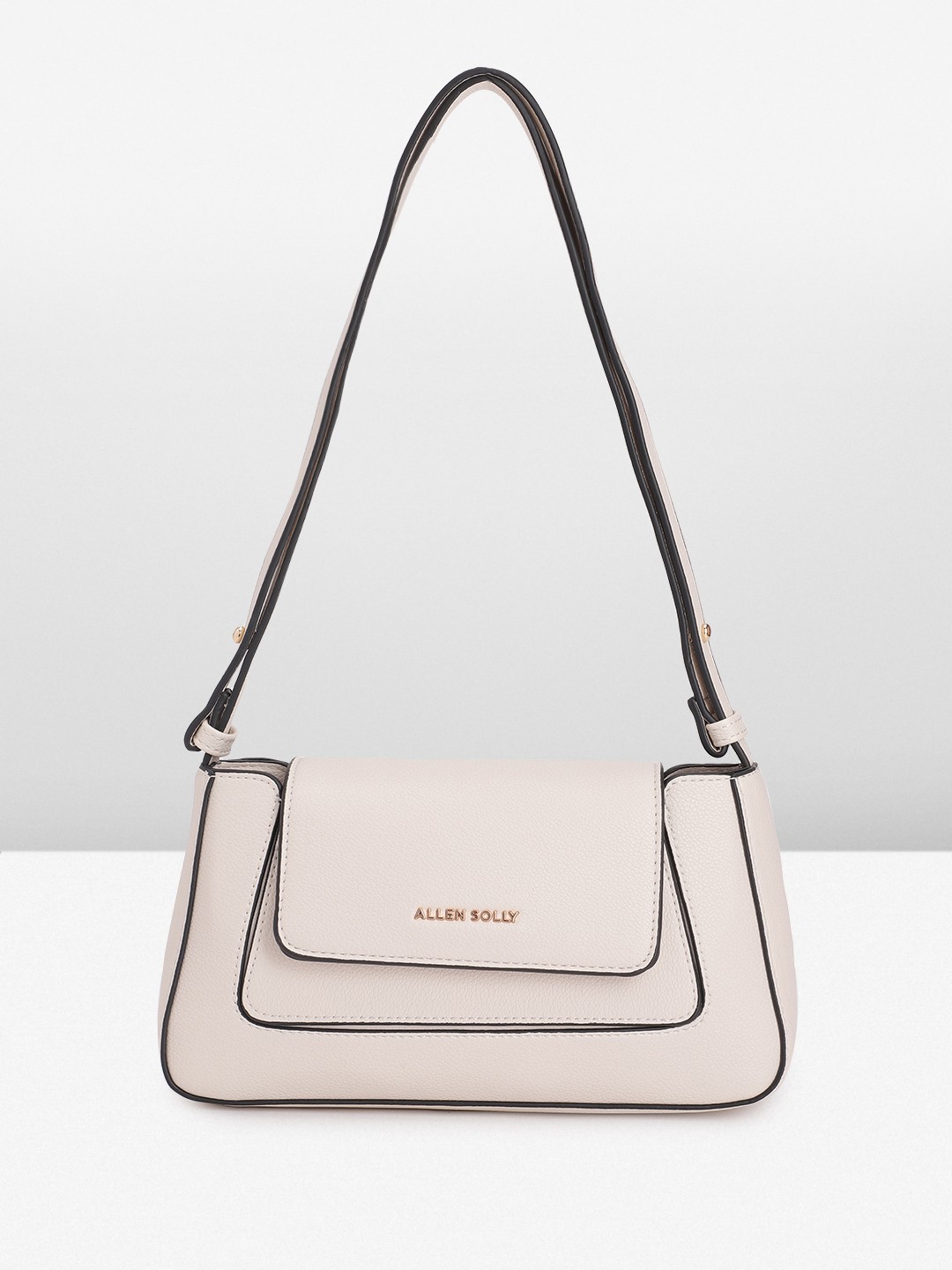 

Allen Solly Solid Satchel, Off white