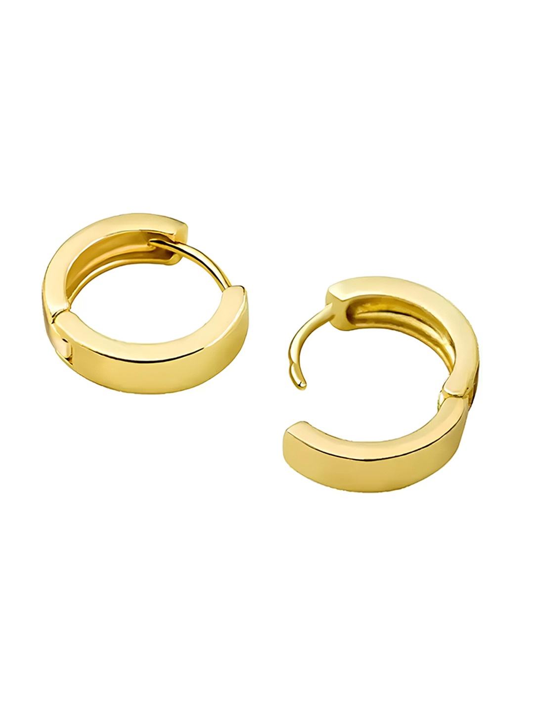 

KARISHMA KREATIONS Gold-Plated Contemporary Hoop Earrings