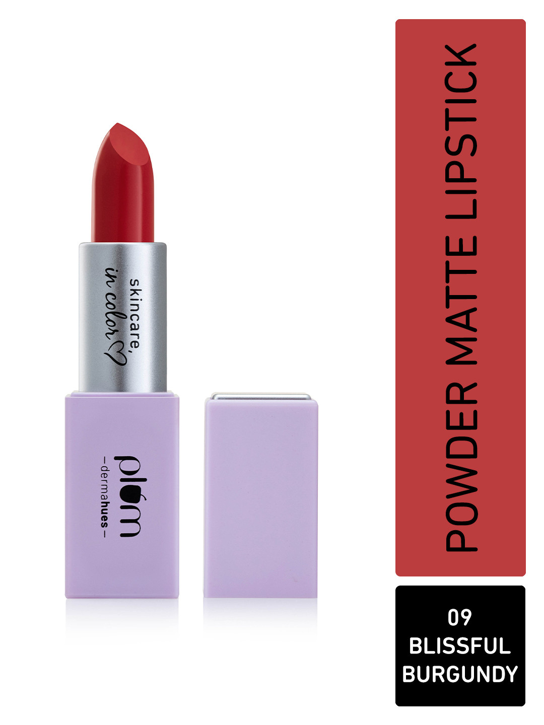 

Plum Velvet Haze Power Matte Bullet Lipstick With SPF 30 - 4.2g - Blissful Burgundy 09, Na