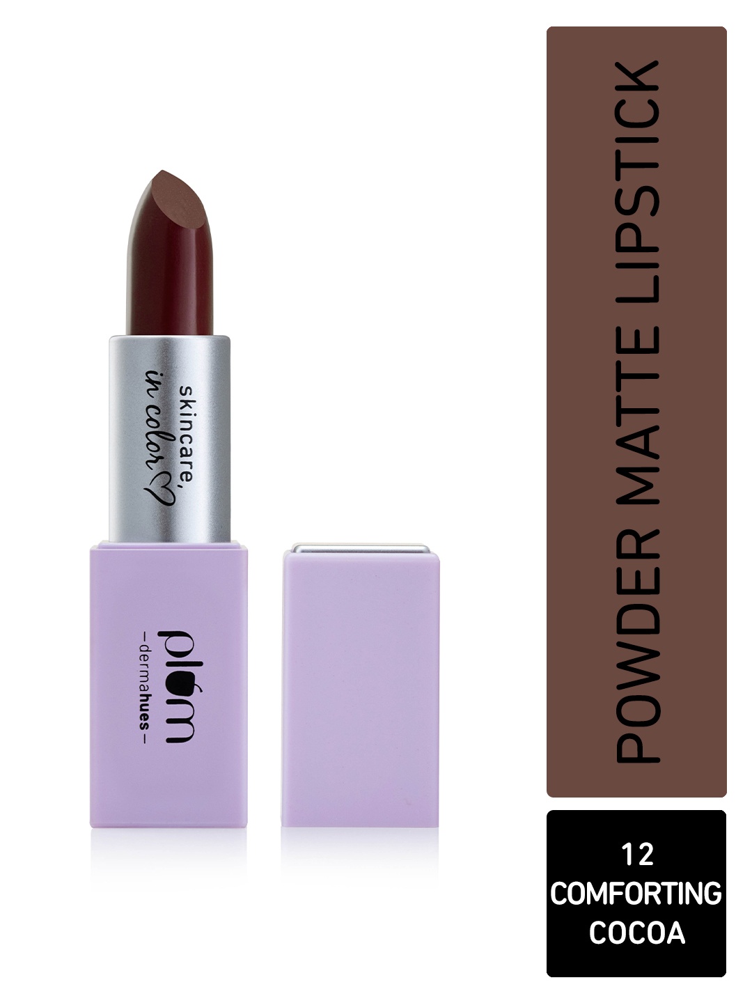 

Plum Velvet Haze Powder Matte Lipstick With SPF 30 - 4.2g - Comforting Cocoa 12, Na