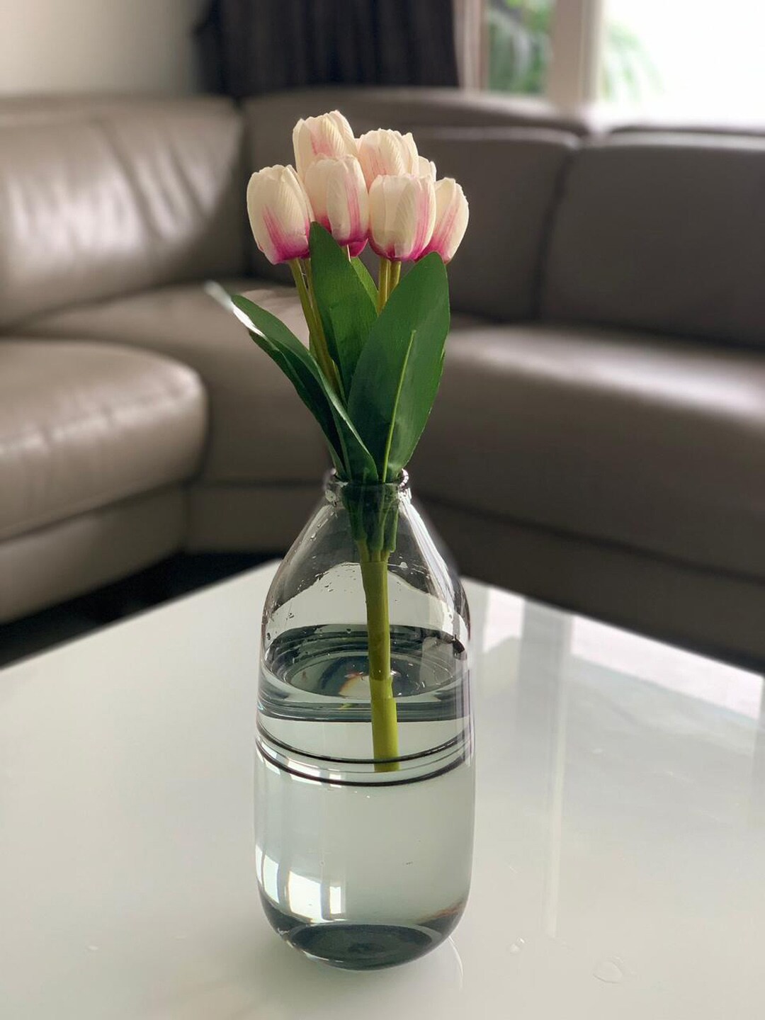 

Fourwalls Pink Tulip Artificial Flower