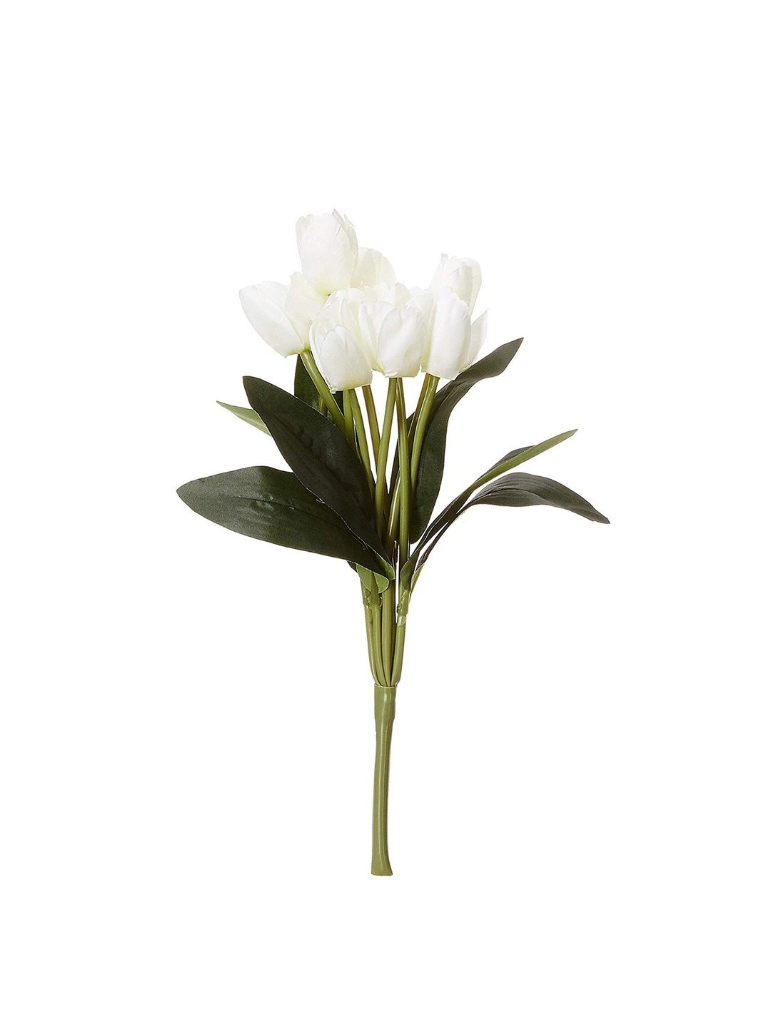

Fourwalls Green & White Tulip Artificial Flowers