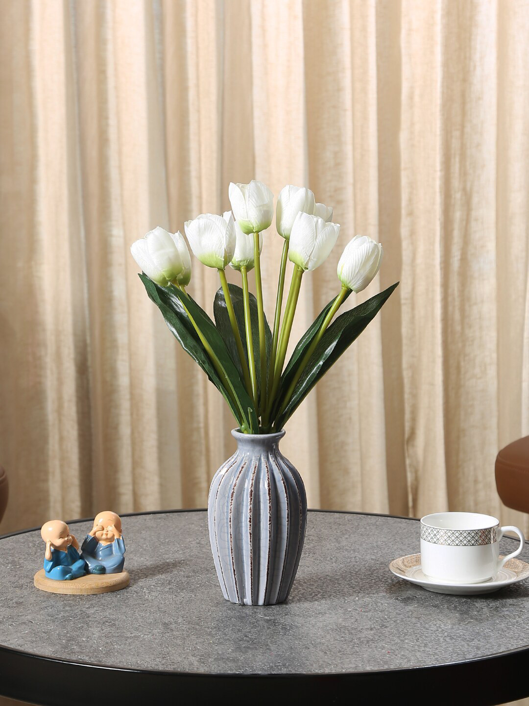 

Fourwalls White Tulip Artificial Flower