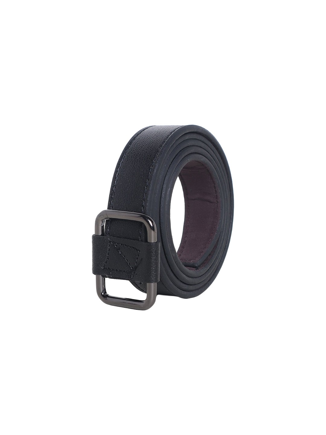 

Zacharias Women Leather Slim Belt, Black