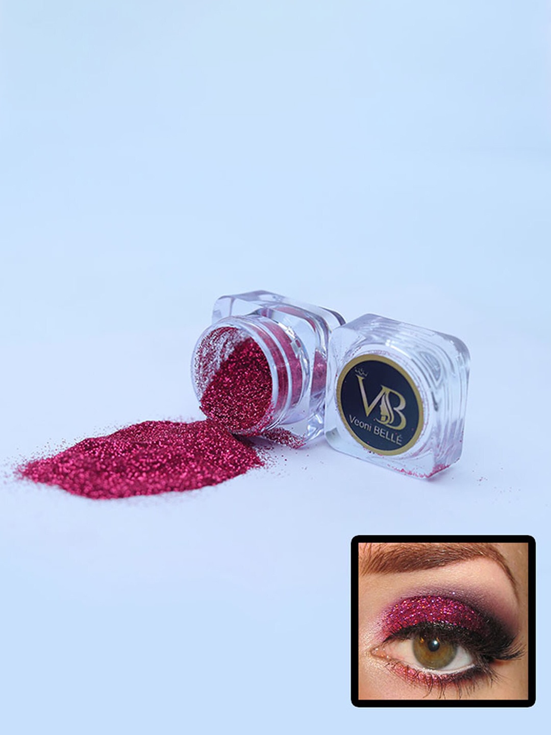 

Veoni BELLE Professional Cosmetics Pigment Loose Powder Eyeshadow 5g - Dark Pink 04