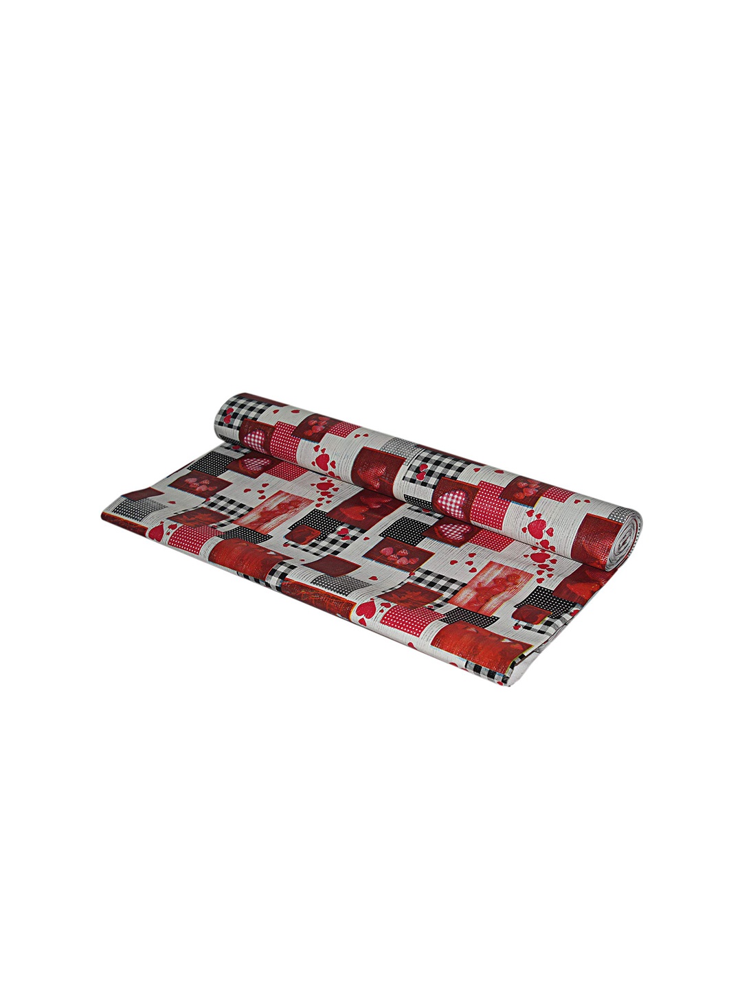 

Dakshya Industries Red & White Printed Anti Slip Self Cover Roll