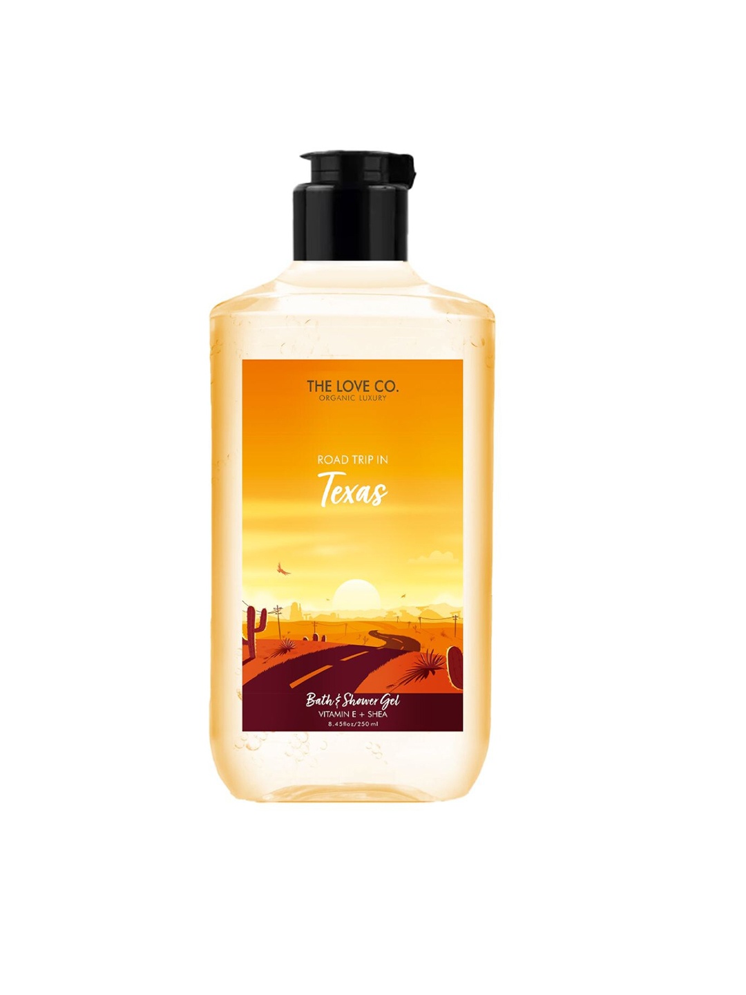 

The Love Co Texas Bath & Shower Gel - 250ml, White