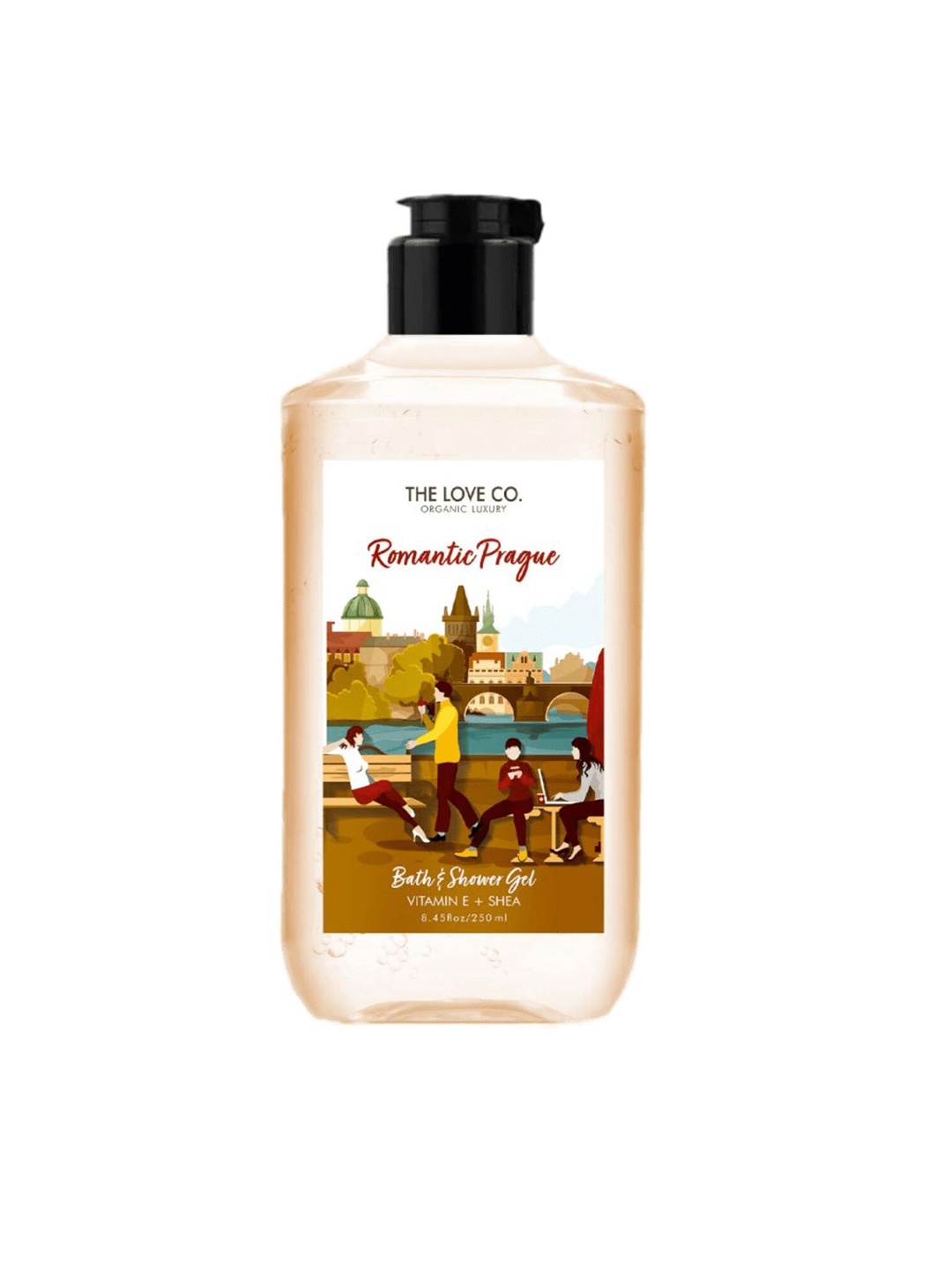 

The Love Co Romantic Prague Bath & Shower Gel - 250ml, White