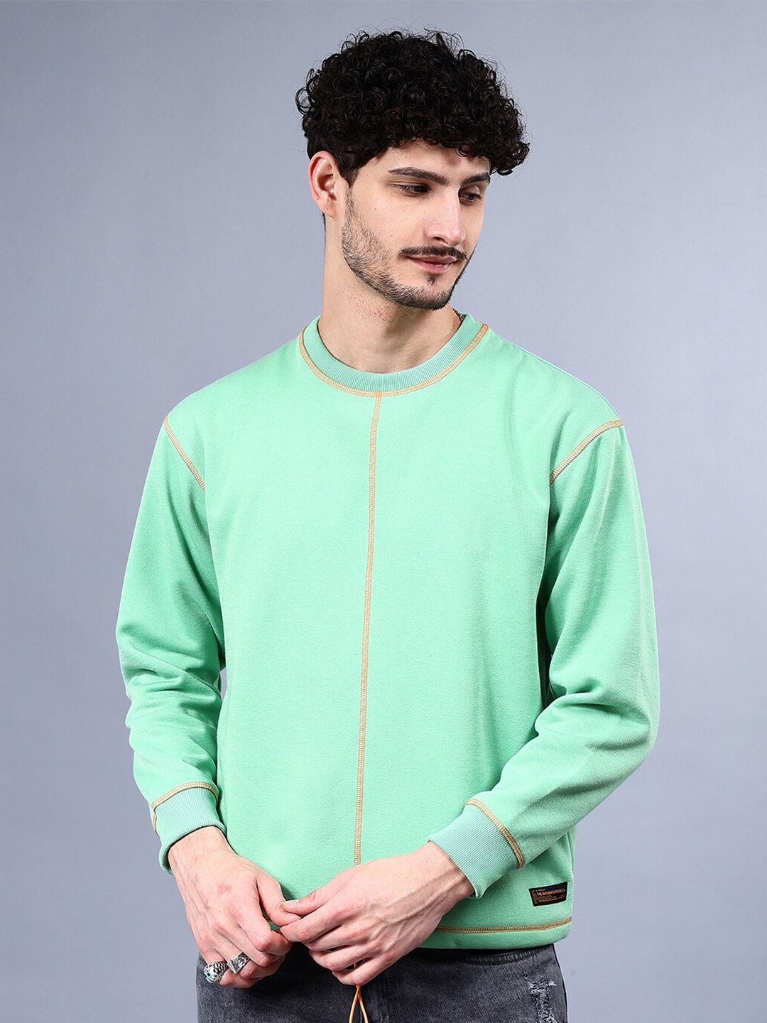 

The Indian Garage Co Round Neck Long Sleeve Sweatshirt, Green