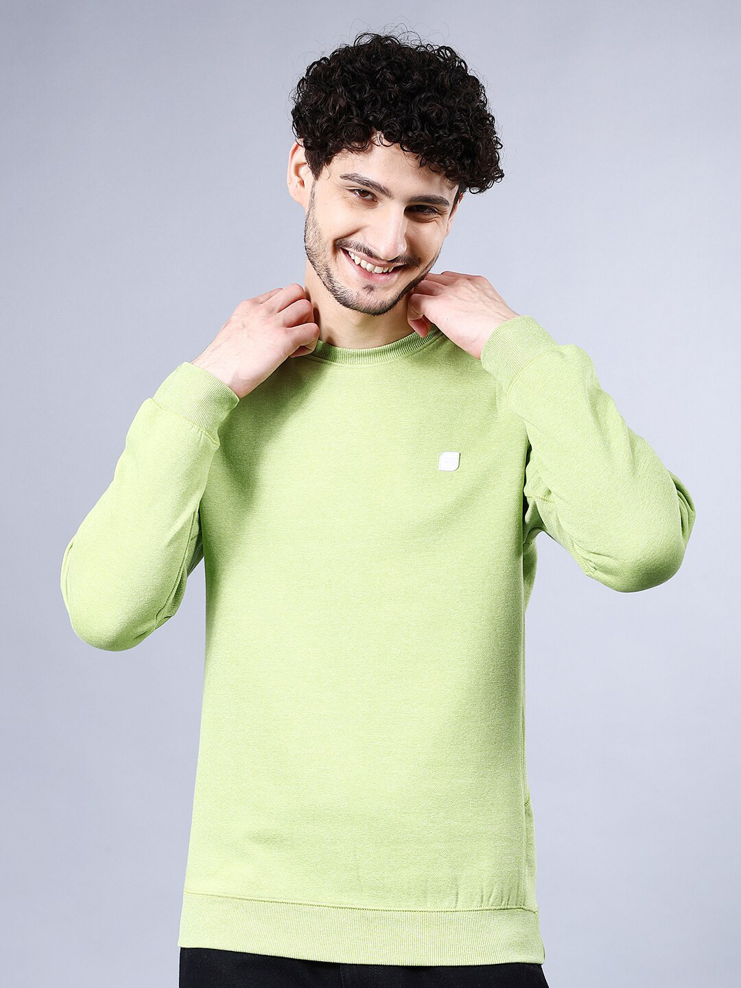 

The Indian Garage Co Round Neck Pullover, Green
