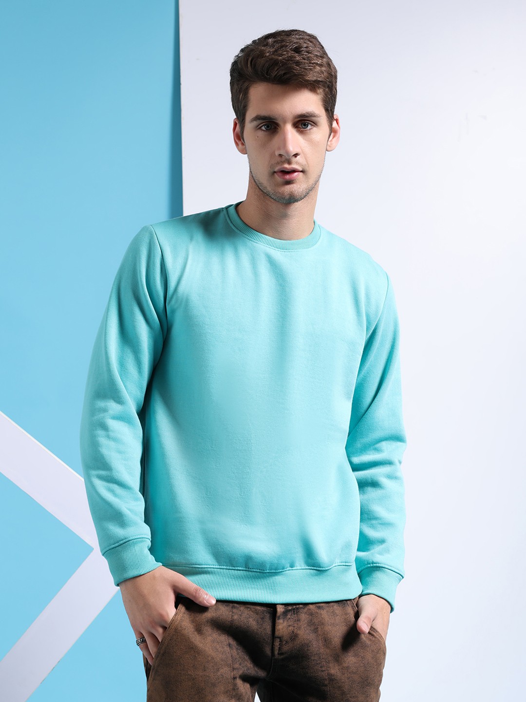 

The Indian Garage Co Round Neck Pullover Sweatshirt, Green
