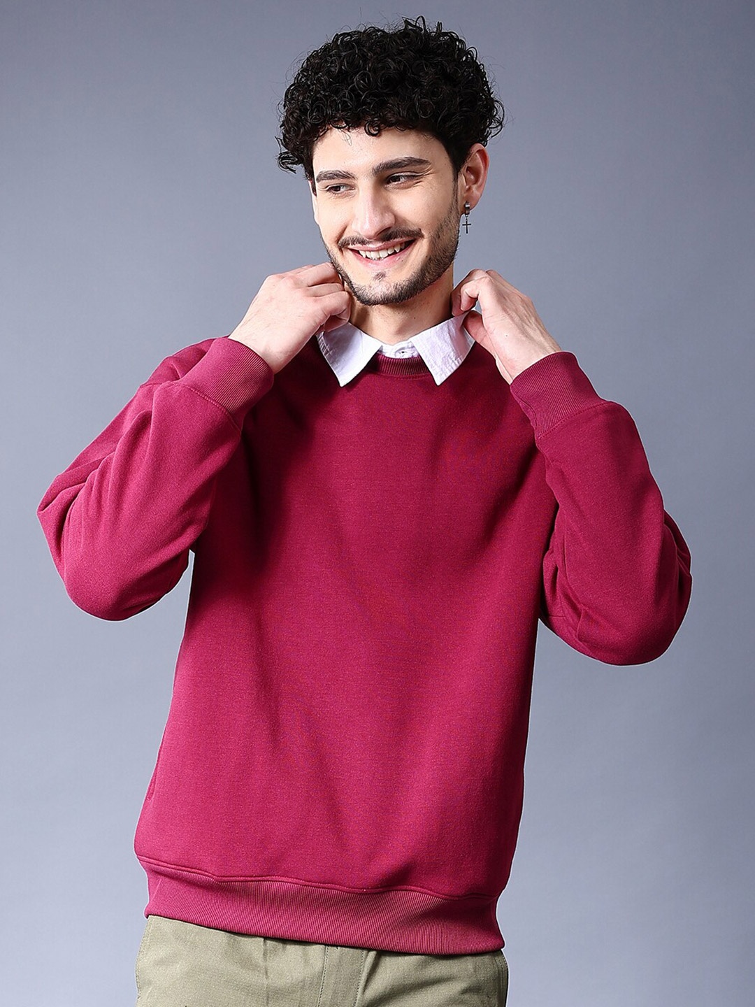 The Indian Garage Co Round Neck Pullover Sweatshirt