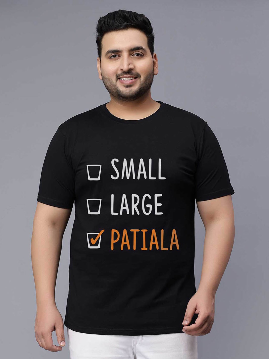 

Toodle Plus Typography Printed Cotton T-Shirt, Black