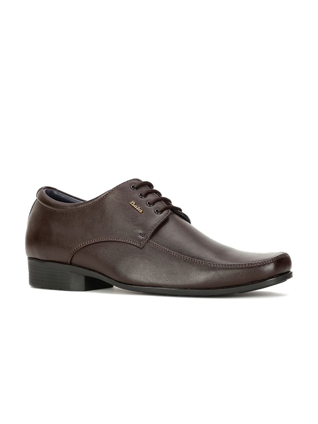 

Bata Men Textured Formal Derbys, Brown