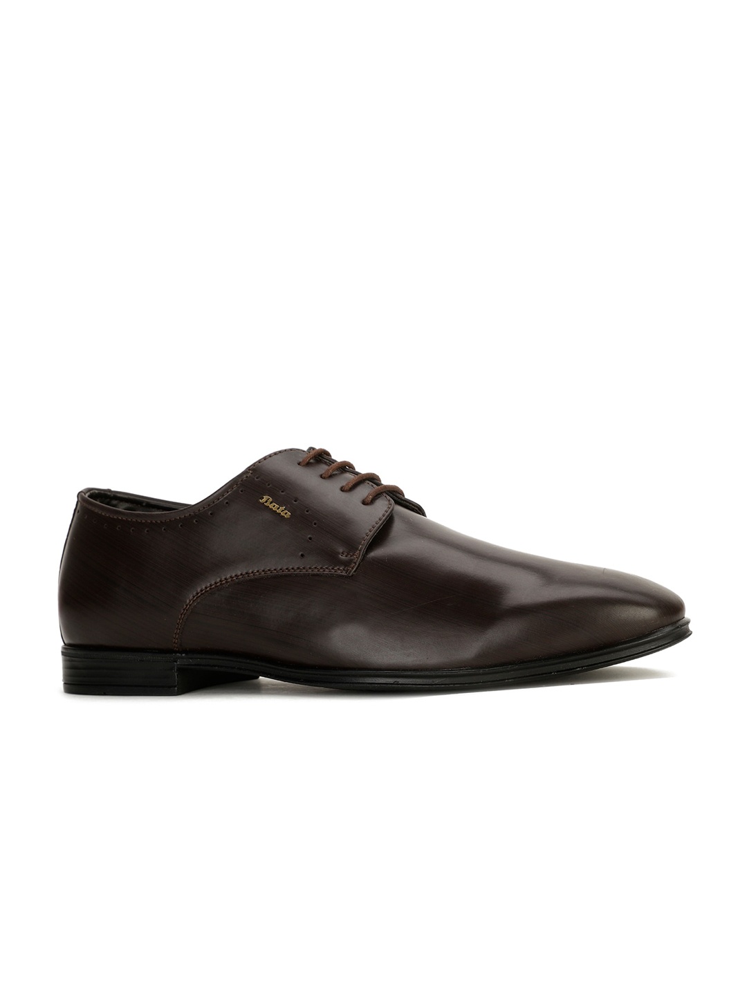 

Bata Men Perforated Formal Derbys, Brown
