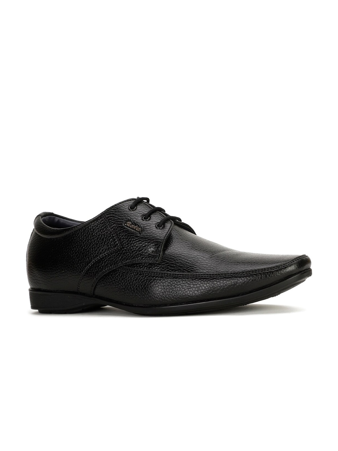 

Bata Men Textured Formal Derbys, Black