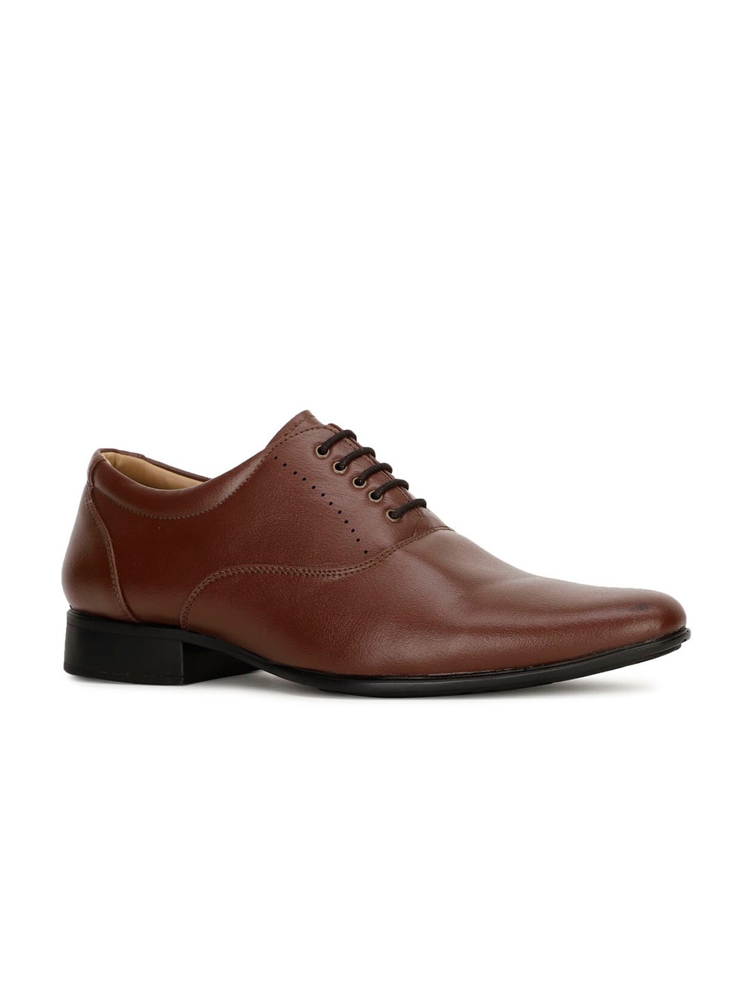 

Bata Men Round Toe Formal Oxfords, Brown