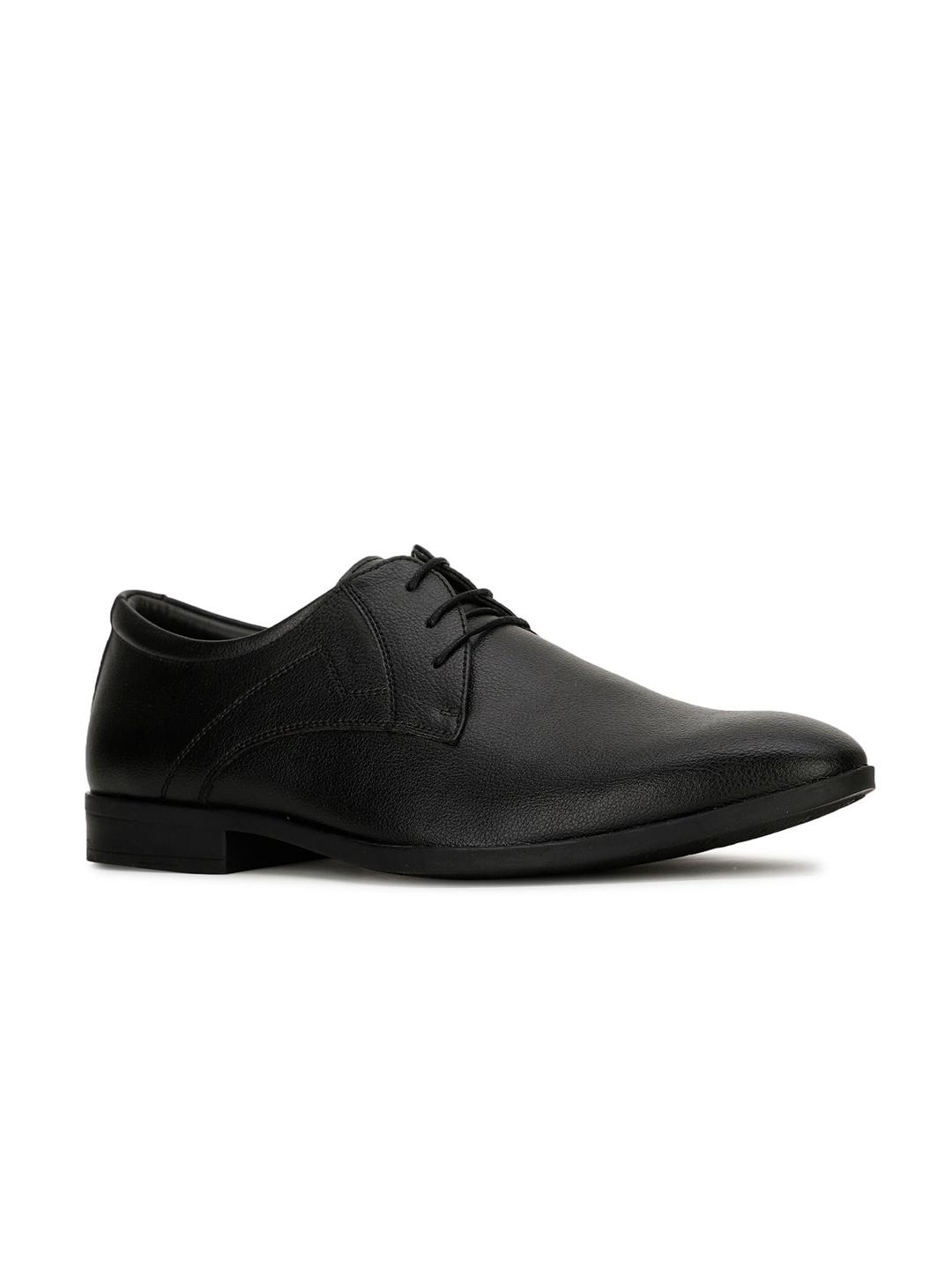 

Bata Men Round Toe Formal Derbys, Black