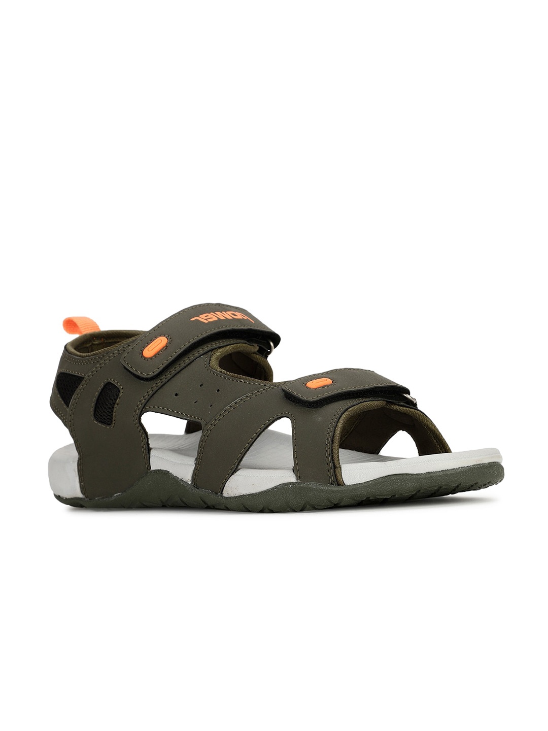 

Power Men ABBEY Sports Sandals With Velcro Closure, Olive