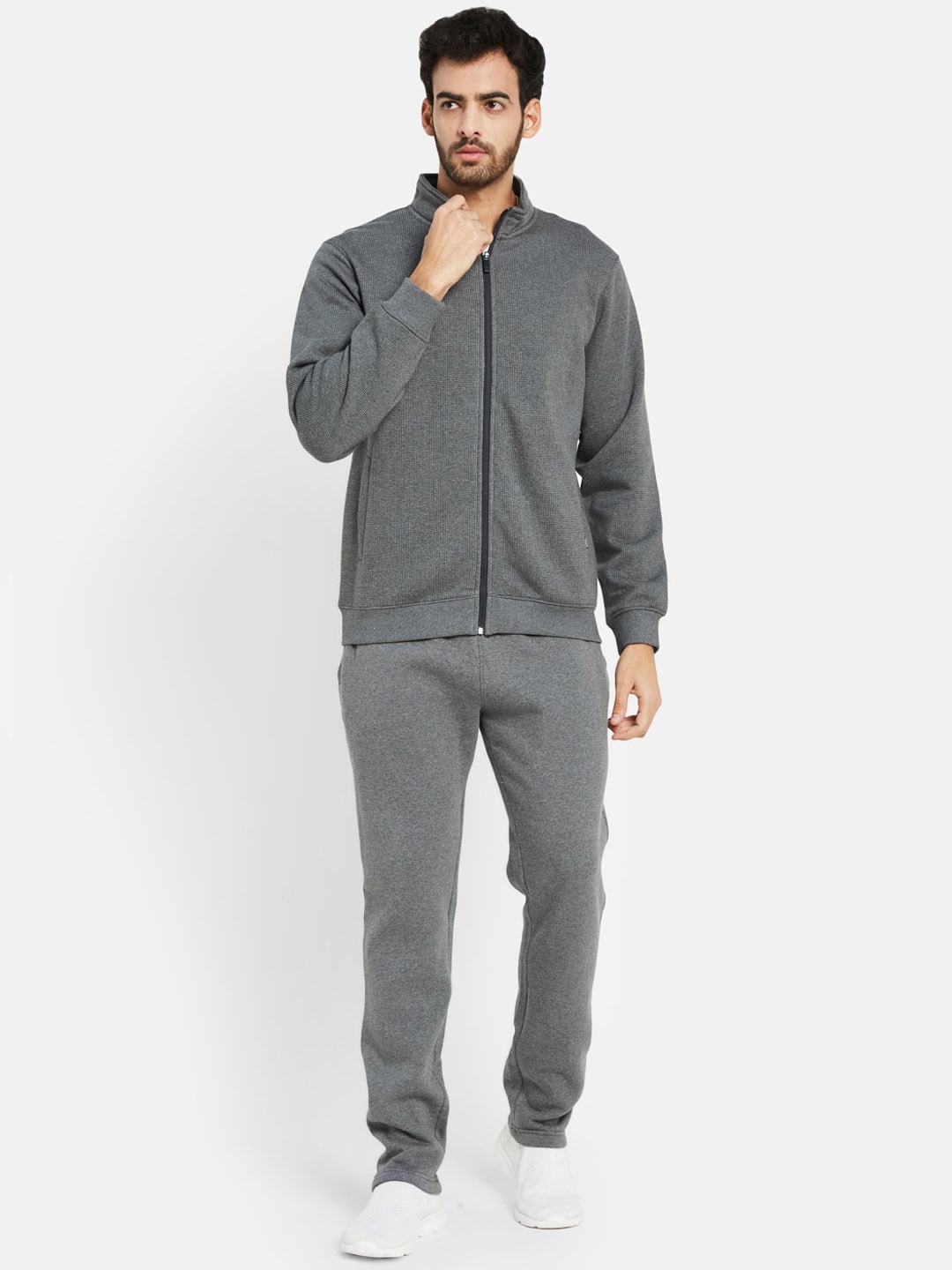 

Octave Fleece Mock Collar Tracksuits, Grey