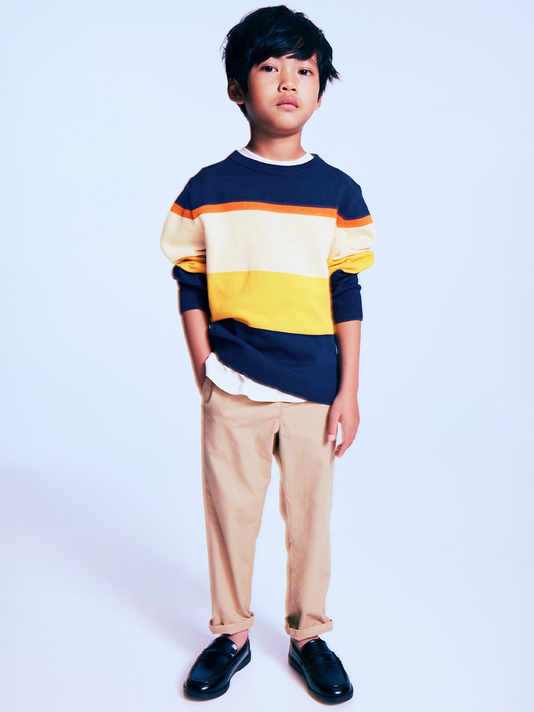 

H&M Boys Cotton Jumper, Navy blue