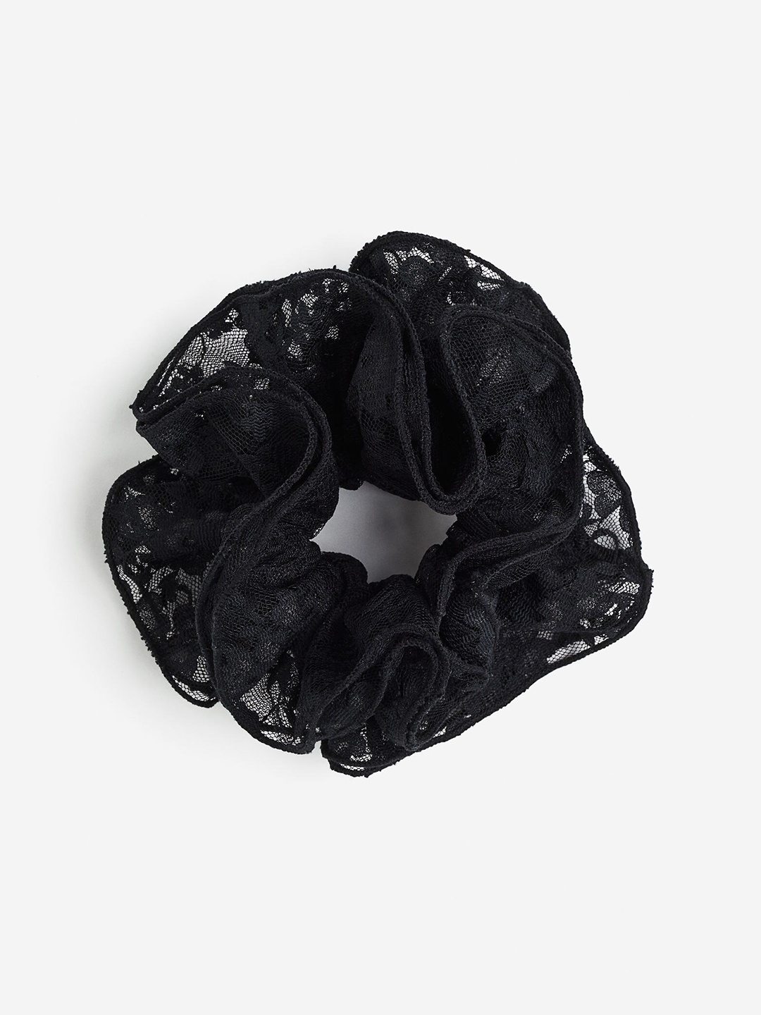 

H&M Lace Scrunchie, Black